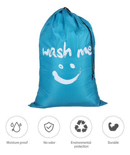 Bolsa De Lavandería Plegable Multifuncional De Nylon Con Cor