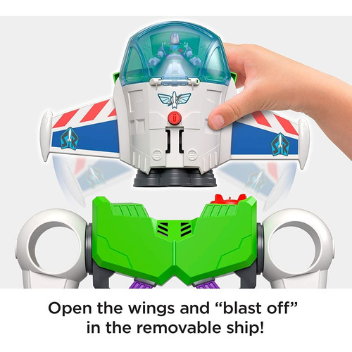 Imagen 3 de 7 de Toy Story Robot Gigante Buzz Lightyear Imaginext Fisherprice