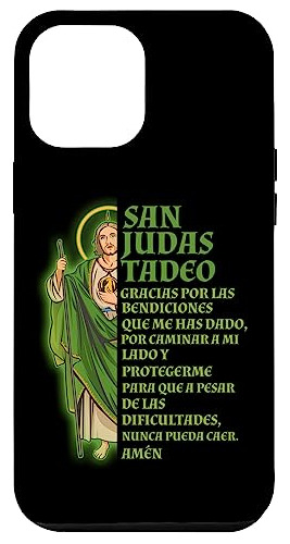Funda Para iPhone 13 Pro Max San Judas Tadeo Gracias Por Pro
