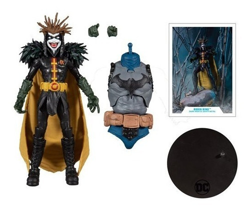 Imagen 3 de 3 de Dc Dark Nights Death Metal Figura De Robin King Nueva !!!