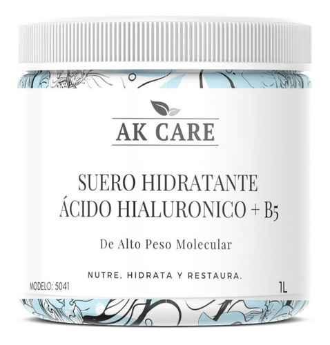 Suero Hidratante Ácido Hialurónico + B5 Tamaño Grande De 1 L