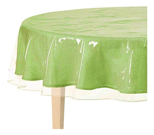 Bnyd Clear Plastic Tablecloth Protector, Table Cloth N2hdl