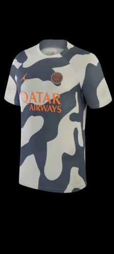 Camiseta Psg Pre Match Adulto Unisex Poliéster