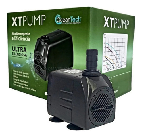 Bomba Submersa Xt Oceantech 2000 L/h Recalque Aquário Fonte 220v