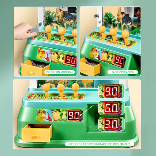 Máquina De Garras Para Niños Caramelo Gachapon Con Música