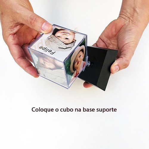 Imagem 6 de 6 de Foto Cubo Giratório 6,2 Cm - 5 Unidades