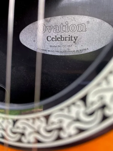 Violão Ovation Celebrity Cc057 Made In Korea Violão Ovation Celebrity Cc057 Made In Korea