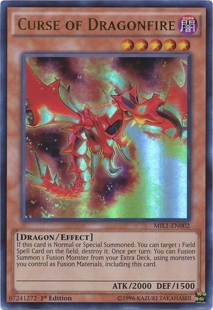 Maldición Del Fuego De Dragón Ultra Raro Yugioh