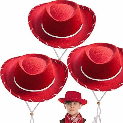 Creaciones Espeluznantes Sombrero De Vaqueros Rojos 11k2d