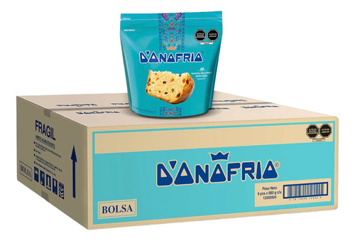 Paneton D'onofrio Bolsa - Caja X 6 Uni. X 880 Gr.