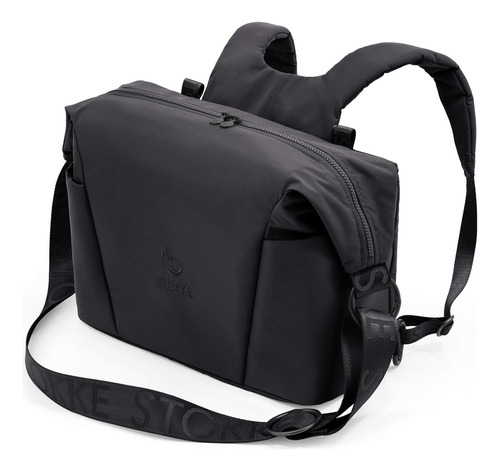 Stokke Xplory X - Bolsa Cambiadora, Color Negro Rico, Se Dob