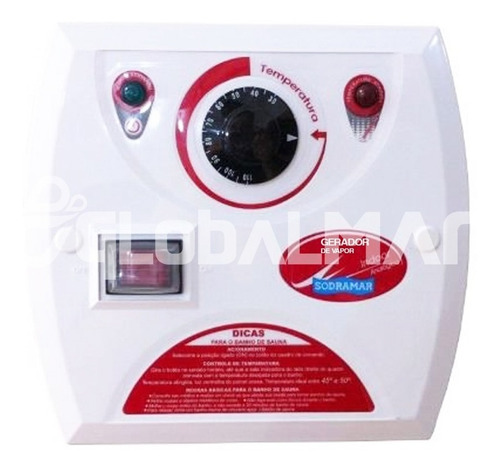 Sauna 6kw P/ 6m² Universal + Comando Analógico Sodramar