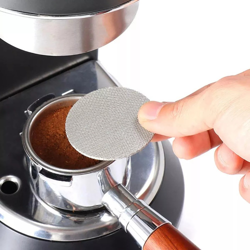 12pcs Portafiltro Malla Cafetera Filtro Espresso Puck Screen