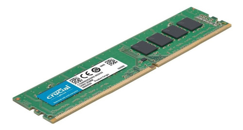 Memoria RAM color verde  16GB 1 Crucial CT16G4DFRA266