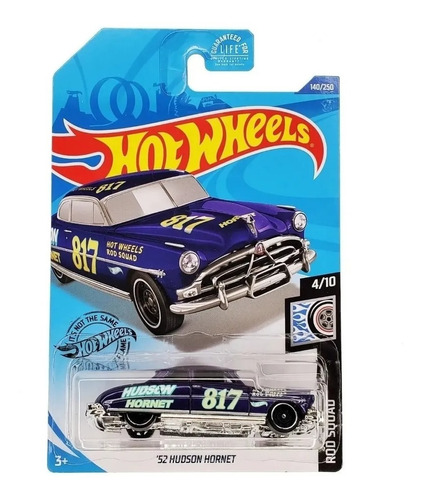 Auto Hot Wheels  ´52 Hudson Hornet Serie Rod Squad - Mattel