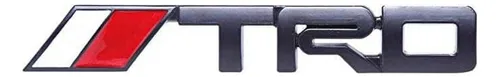 Emblema Trd Toyota Baul Race Metálico Negro Deportivo Sport
