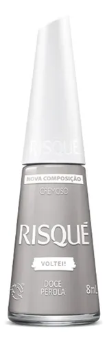Esmalte Risqué Cremoso 8ml Doce Pérola