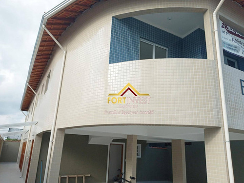 Casa Com 2 Dormitórios À Venda, 49 M² Por R$ 175.000,00 - Jardim Melvi - Praia Grande/sp - Ca0498