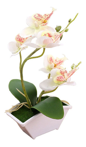 Orquídea Artificial Bonsai Flor De Imitación Interior Al