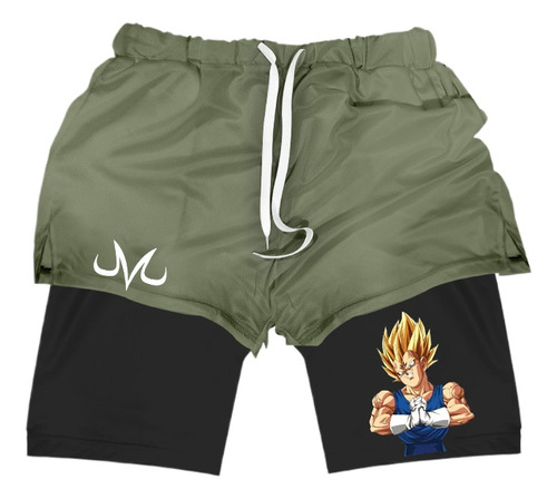 Dragon Ball Series Printed Double Layer Beach Pants