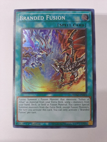 Branded Fusion Sdaz-en021 Super Rare Yugioh