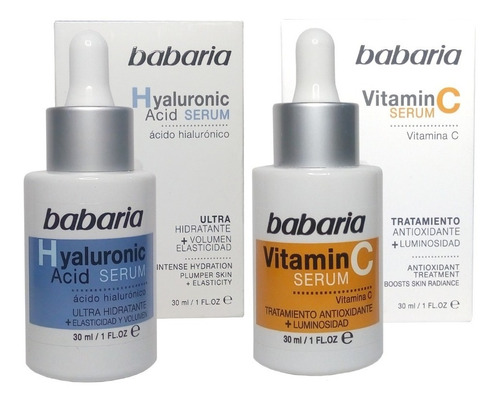 Serum Babaria Ácido Hial + Vitamc 30ml - mL a $1315