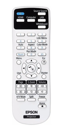 Controle Remoto Projetor Epson S5 S6 S41 S10 X36 S12 S18 X29