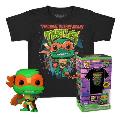 Funko Pop! Pocket & Tee Ninja Turtles - Pocket Y Camiseta L