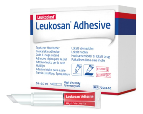 Leukosan Adhesive High Viscosity 0.70 Ml Caja De 10 Unidades