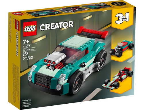 Lego Creator 31127 3 En 1 - Street Racer - 258 Pzs Premium