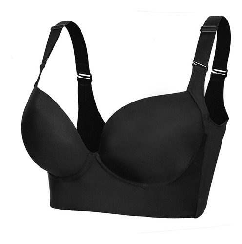 Sujetadores Deep Cup Push Up Para Mujer, Con Piel Incorporad