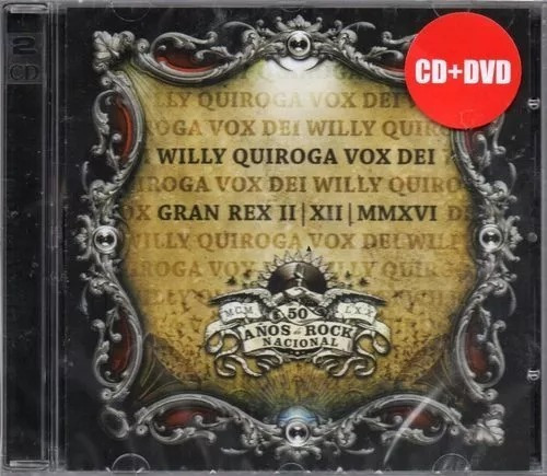 Willy Quiroga Vox Dei Gran Rex 2016 Cd Dvd Nuevo Oiiuya