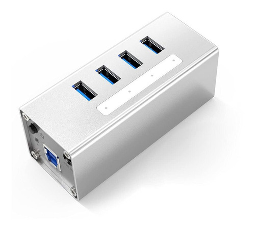 Sbsnh Aluminio 4 Puerto Usb3.0 Divisor Usb Hub Soporte Bc1.2