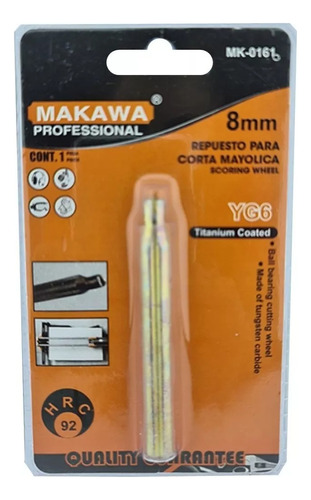 Rodel Repuesto Para Cortadora De Ceramica 8 Mm Makawa