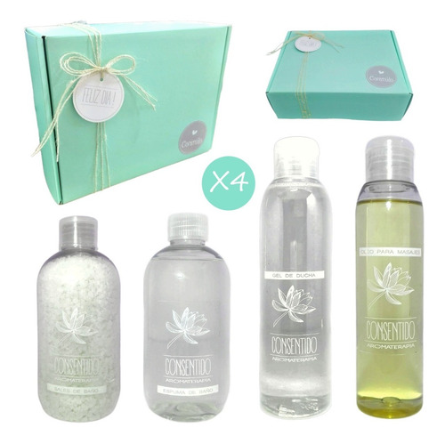 Kit Caja Regalo Mujer Gift Relax Jazmín Spa Set Aroma N77