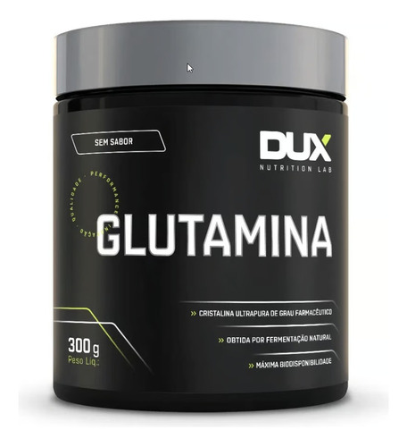 Glutamina - Pote 300g Dux Nutrition Sin Sabor 