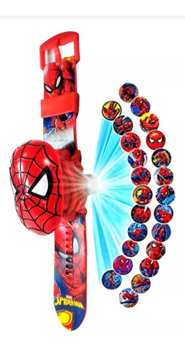 Reloj Spiderman Proyector Infantil 24 Imagenes