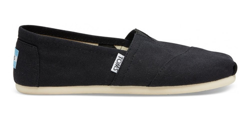 Alpargatas Toms Canvas De Dama Negro