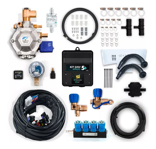 Kit Gnv 5g Completo 5+ Plus Sgv Redutor Tomasetto Achille