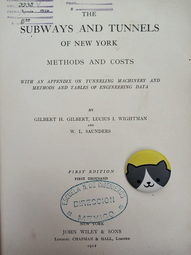 Libro Subways And Tunnels Of New York Methods & Costs 116v4