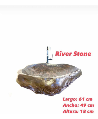 Lavabo De Piedra De Rio