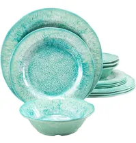 Comprar Juego De Vajilla De Melamina 12 Piezas Plato De Vajilla Dura