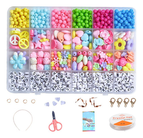Boo 24grid Kids Bead Con Making Handcraftes Beads Con