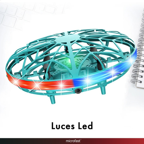 Mini Drone Ufo Luces Led Control Remoto Interactivo 360º