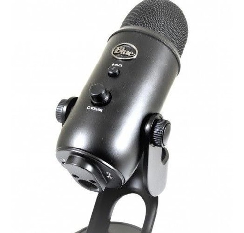 Microfone Blue Yeti Black Condensador Usb Até Windows 10