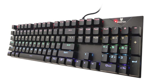 Imagen 1 de 3 de Teclado Gamer Mecanico Pc Rgb K60