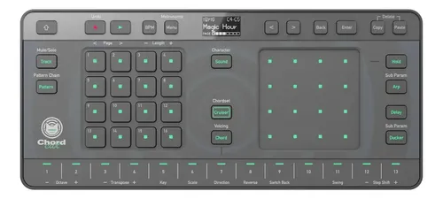 DTM・DAW AlphaTheta CHORDCAT GROOVE BOX Alphatheta Chordcat Groovebox, cor: cinza, cinza | MercadoLivre