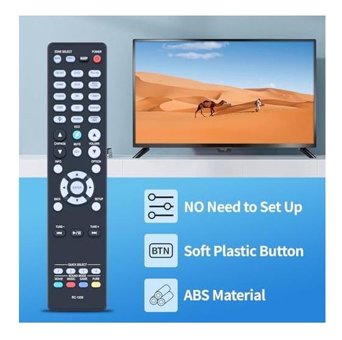Nuevo Control Remoto De Reemplazo Rc-1239 Compatible Para Av
