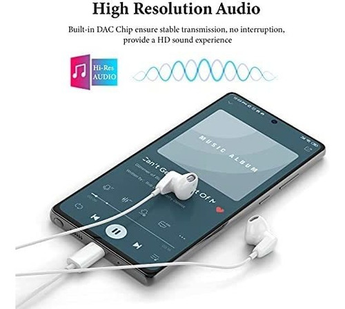 Auriculares Usb C Para iPad Pro, Auriculares Usb Tipo C Hifi