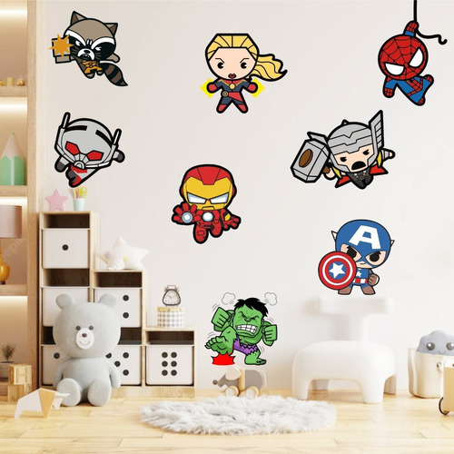 Vinilo Infantil| Marvel Heroes 